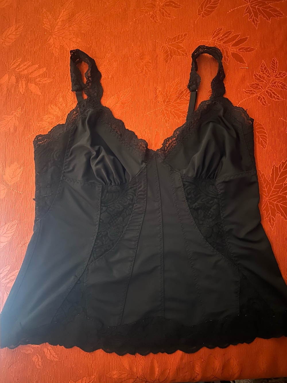 Fredericks of Hollywood XL black camisole
